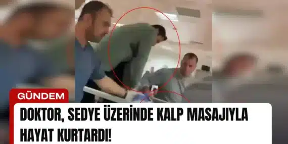 Doktor, Sedye Üzerinde Kalp Masajıyla Hayat Kurtardı!