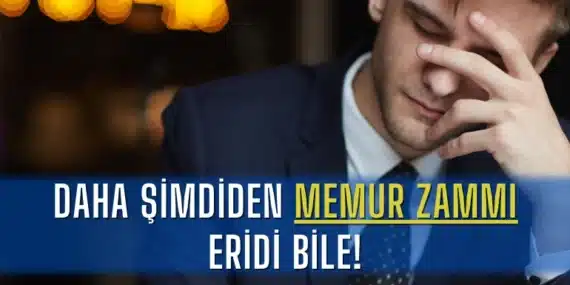 Daha Şimdiden Memur Zammı Eridi Bile!