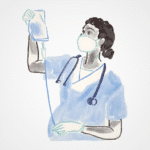 serum-hazirlayan-hemsire-cizimi