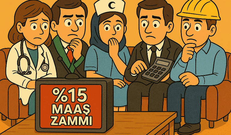 15 maaş zammı manşet