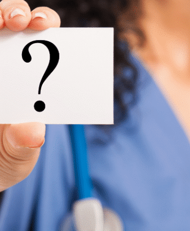 soru işareti hemşire