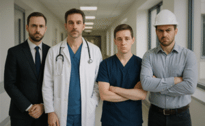 yönetici doktor hemşire mühendis