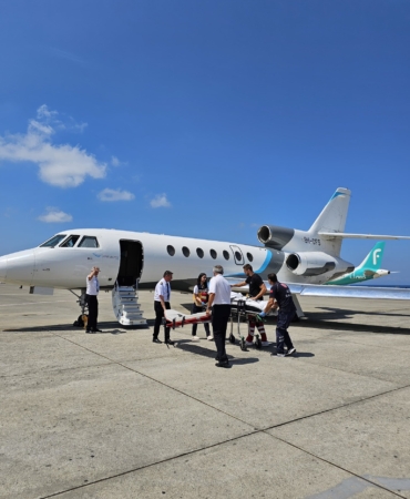 Tayland'dan İngiltere'ye nakledilen hastaya Trabzon'da oksijen ikmali