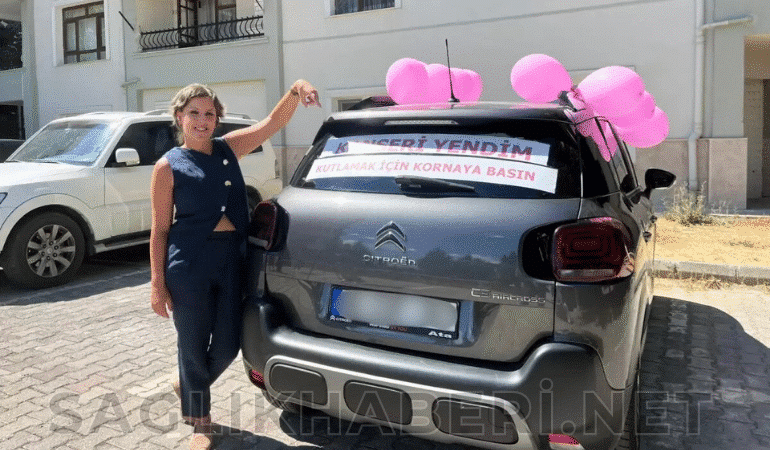 Hemşire Pelin Uzunoğlu “Kanseri yendim, kutlamak için kornaya basın”