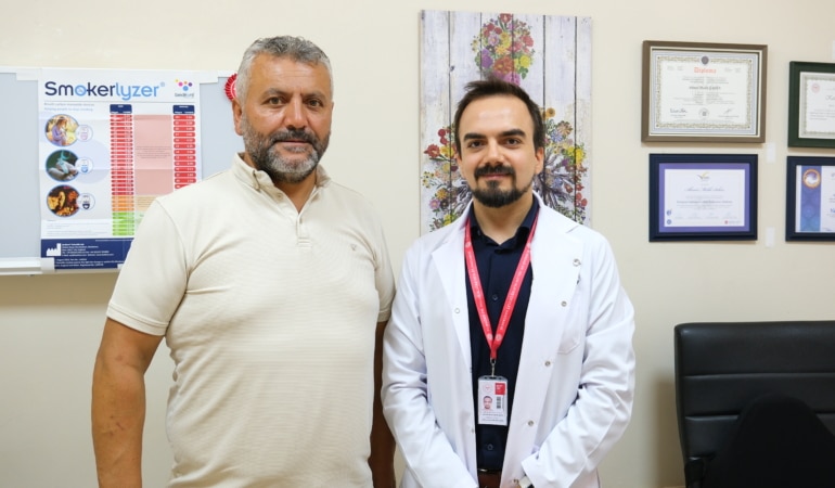 Sigara bırakma polikliniği desteğiyle sigarayı bıraktı