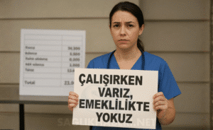 Hemşireler Tepkili “Çalışırken Varız, Emeklilikte Yokuz”