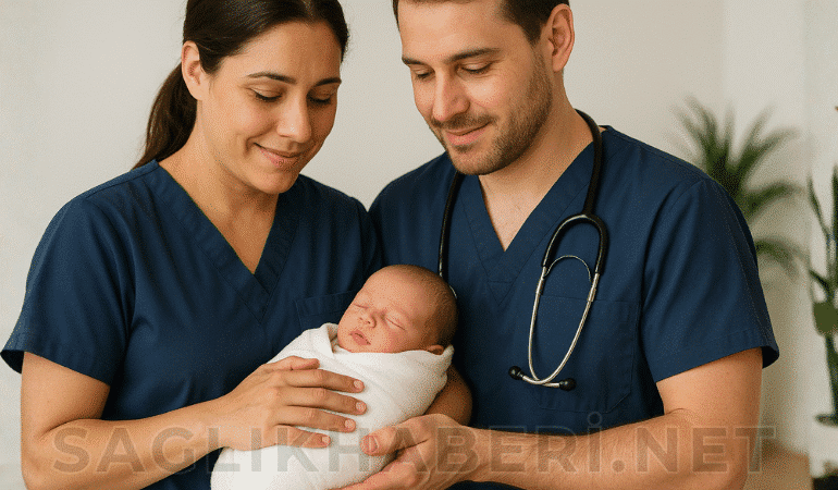 hemşire anne baba bebek aile 2