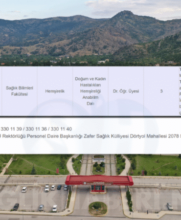 AFSÜ Skandal Öğretim Üyesi İlanı
