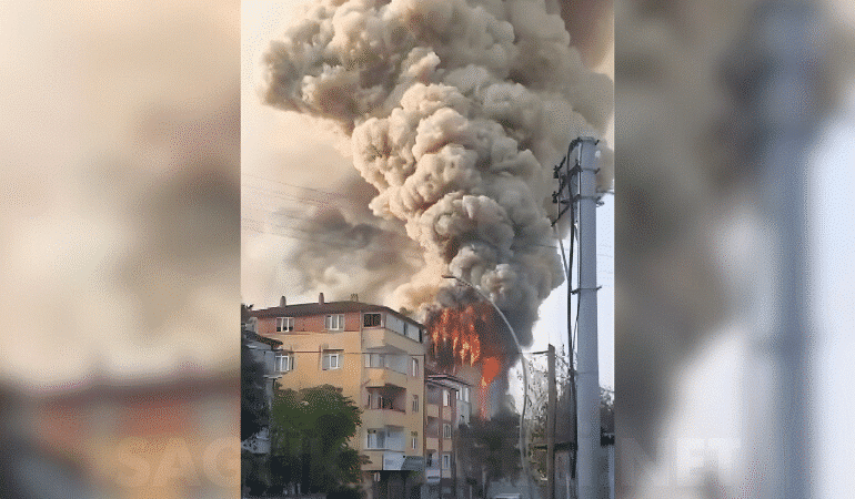 Kocaeli'de Parfüm Deposunda Faciа