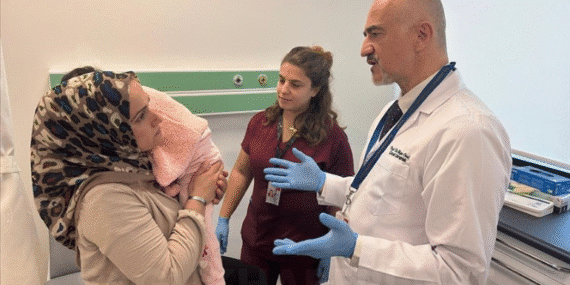 Yangında ağır yanıklar alan Meryem bebek, “hassas” tedaviyle iyileşti