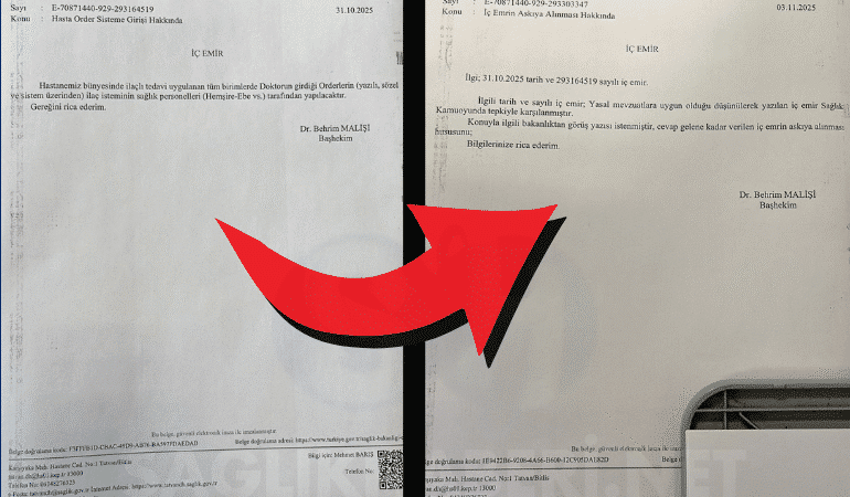 Tatvan Devlet Hastanesi’nde Geri Adım: Tartışmalı “Order Girişi” Emri Askıya Alındı