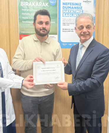 12 Yıllık Sigara Bağımlılığından Kurtulan Hastaya Ödül Verildi!