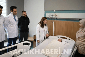 Gaziantep'te Dev Tümörlü Bebeğe Başarılı Operasyon
