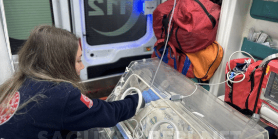 Çanakkale’de 54 Günlük Bebek İçin Ambulans Uçak Havalandı: Tedavisi Ankara’da Sürecek