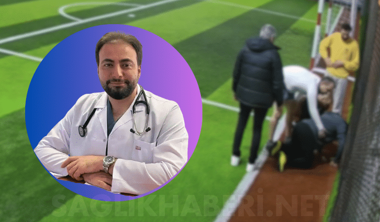 Kardiyoloji Uzmanı Dr. Esad Çekin halı saha