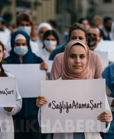 #SağlığaAtamaŞart protesto