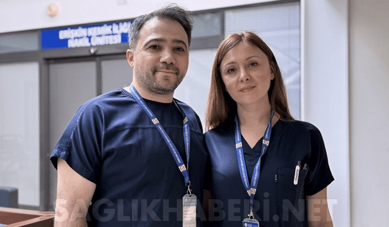 Zonguldak’ta Aynı Hastanede Görev Yapan Hemşire Çiftin Omuz Omuza Şifa Mesaisi