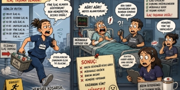 Hemşireler Hasta Başından Uzaklaştırılıp İlaç Taşıma Personeline Dönüştürülüyor Bakım Aksıyor, Acil Müdahale Gecikiyor