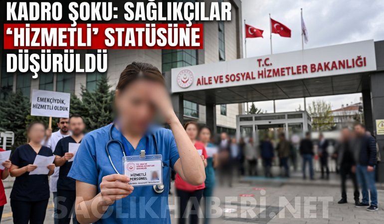 Sağlıkçılara Hizmetli Kadrosu Şoku!
