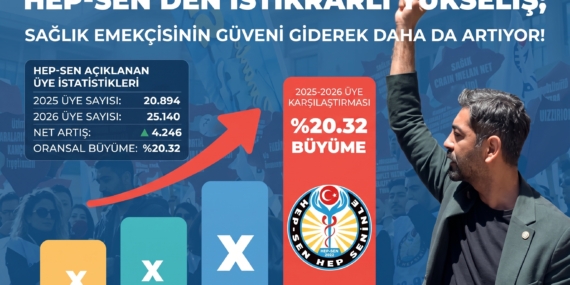 Sendikaların 2026 Yılı Üye Haritası Belli Oldu: HEP-SEN’deki Çarpıcı Yükseliş Heyecan Yarattı!