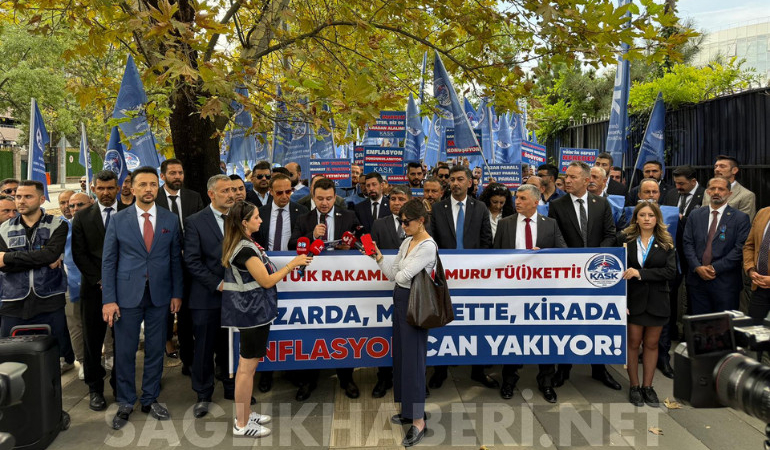 KASKtan TÜİK Önünde Enflasyon Tepkisi Gerçek Enflasyon, Gerçek Ücret İnsanca Yaşam